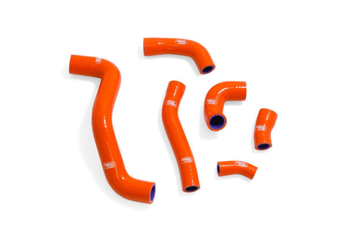 KTM-125-OR - Samco Radiator Hose Kit For KTM EXC-F350 2020-2023 - Orange