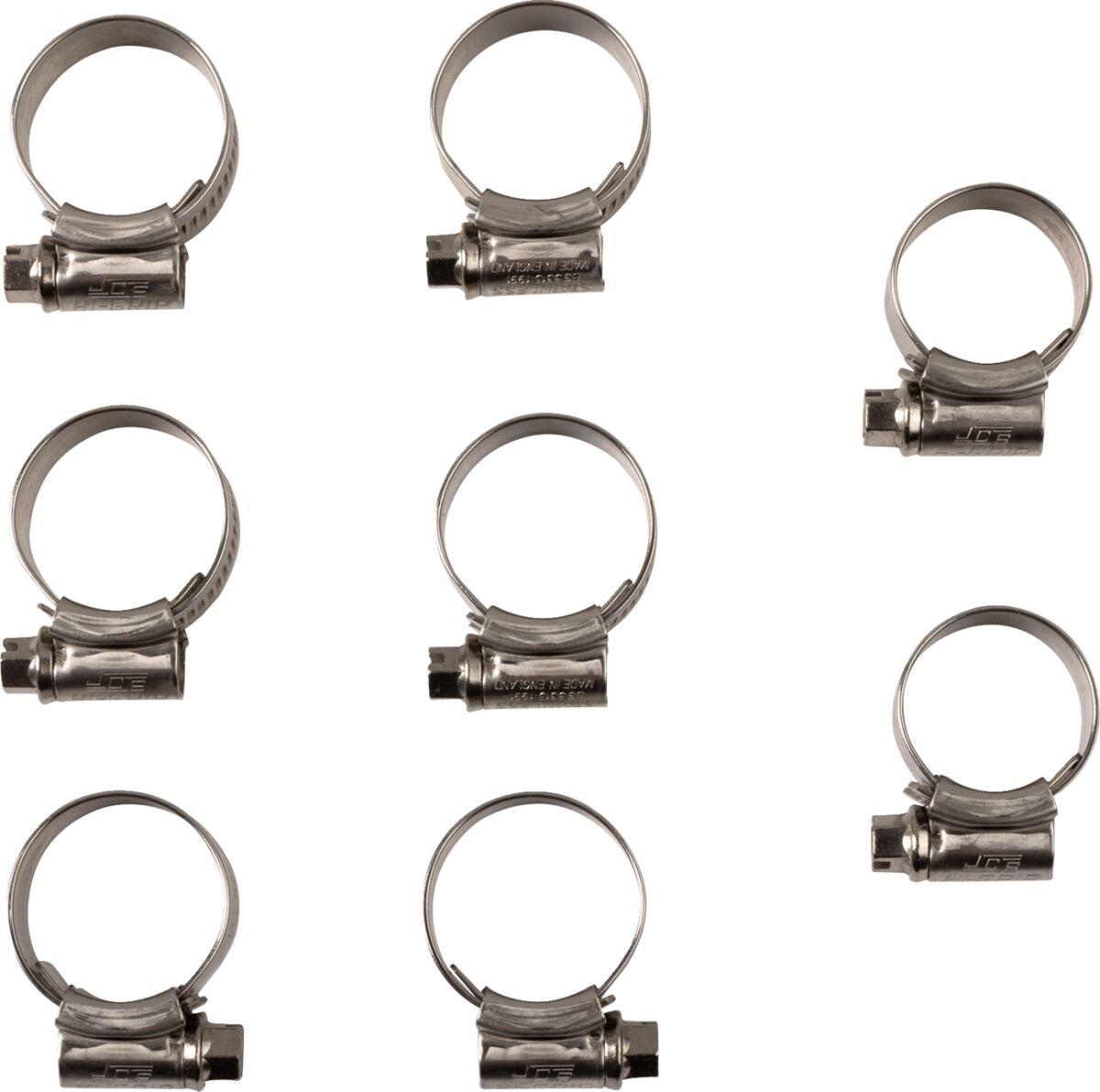 CK HON-126 - Samco Radiator Hose Clamp Kit For Honda CRF250R 2022-2023 - Silver