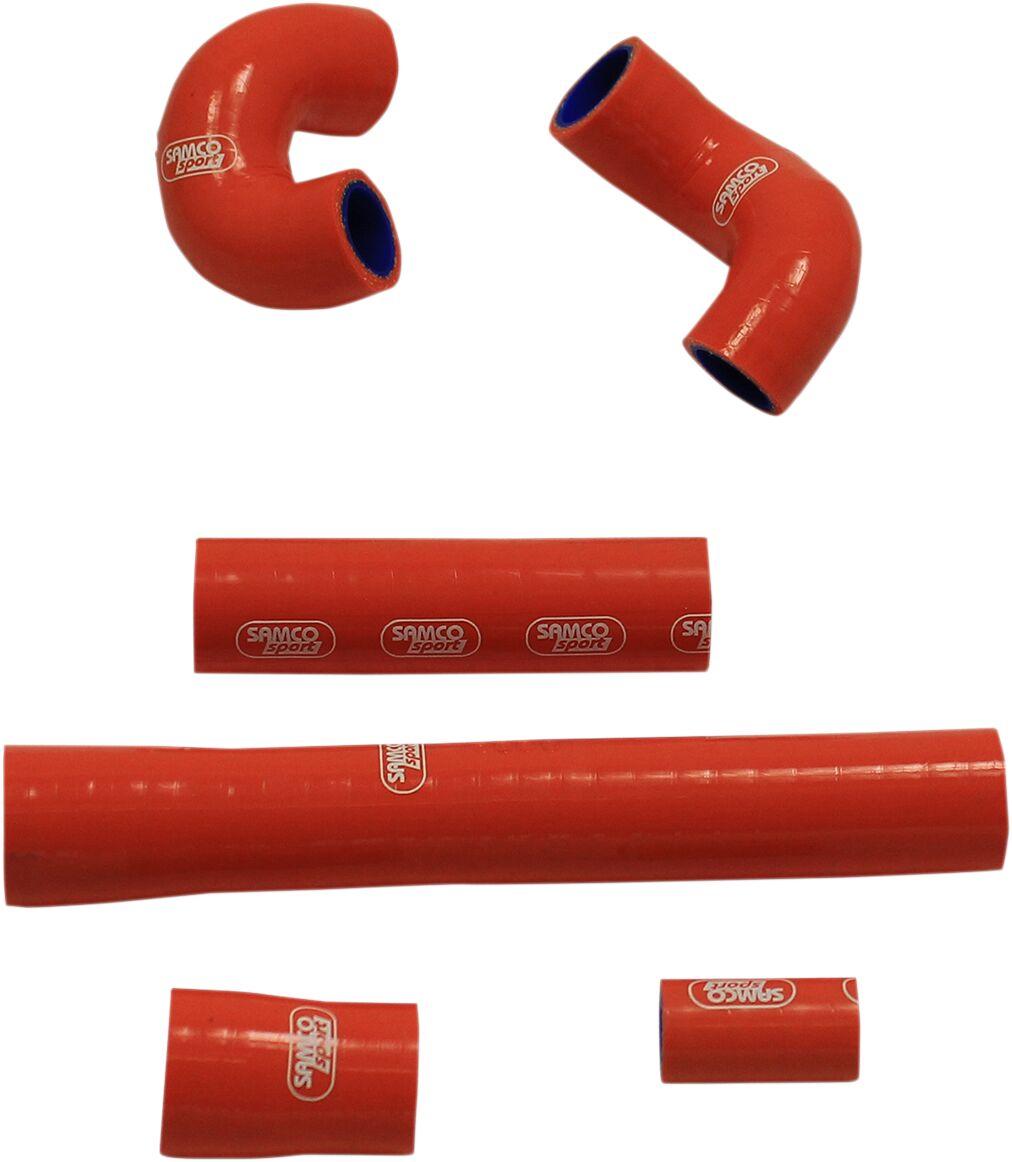 KTM-98-OR - Samco Radiator Hose Kit For KTM EXC250 TPI 2018-2019 - Orange