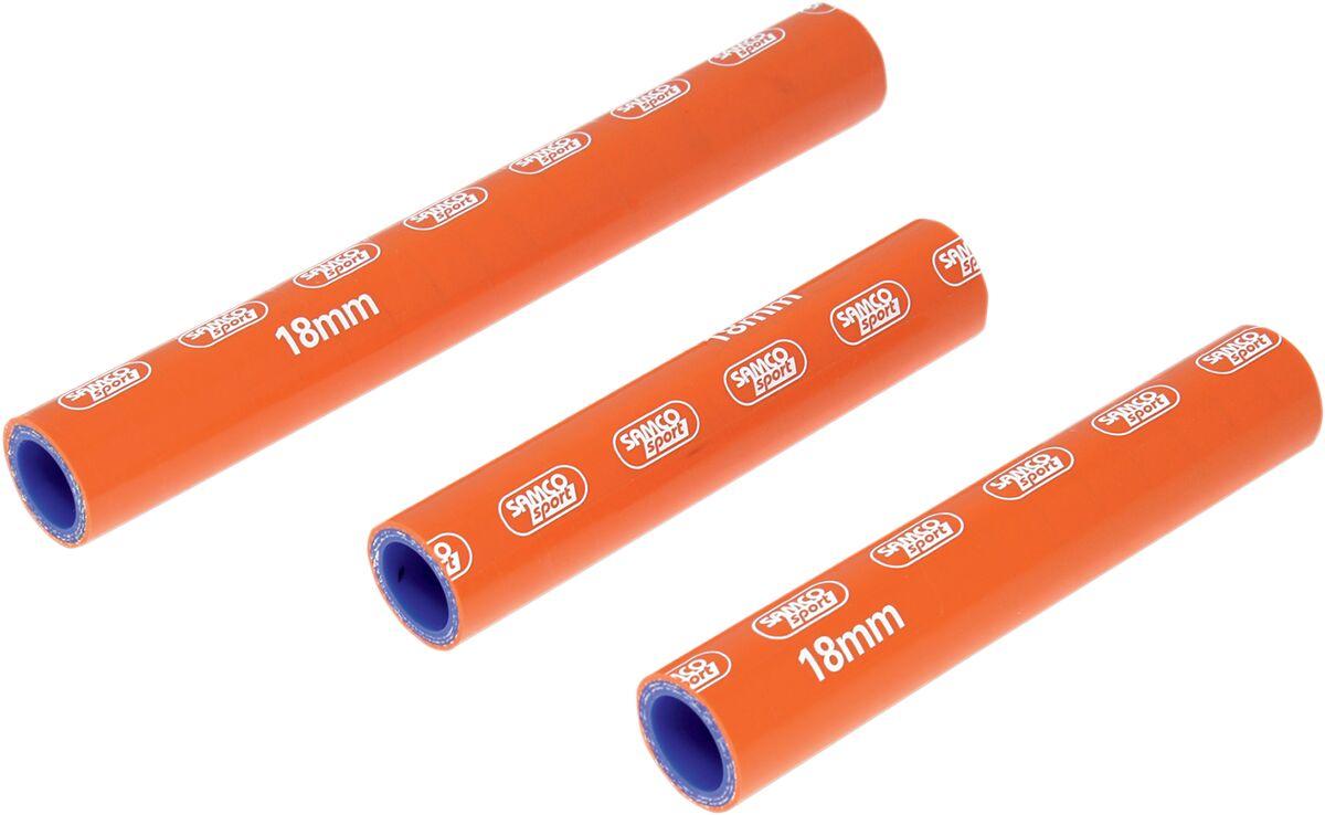 KTM-37-OR - Samco Radiator Hose Kit For KTM SX250 2011-2016 - Orange