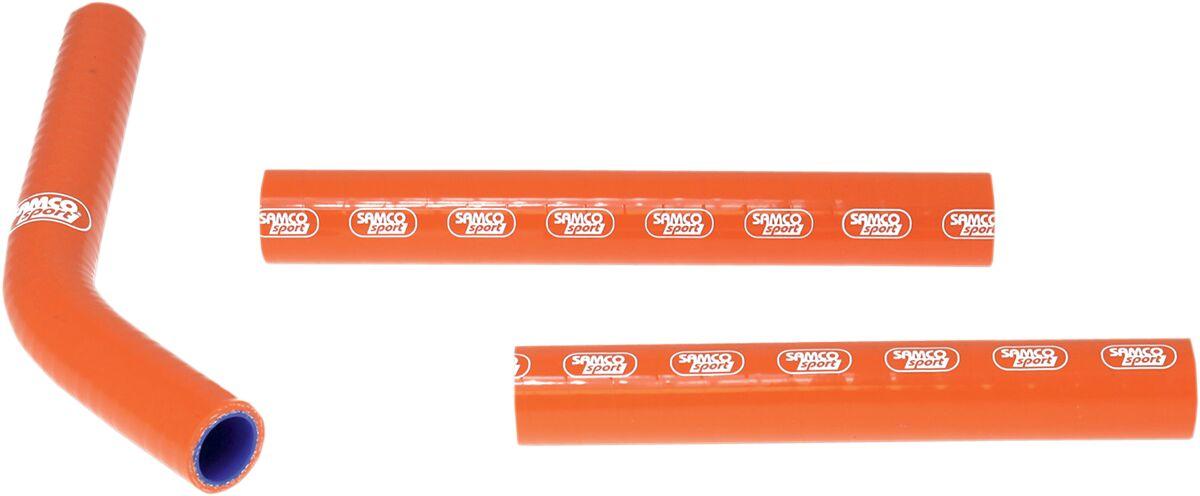 KTM-36-OR - Samco Radiator Hose Kit For KTM SX125 2011-2015 - Orange