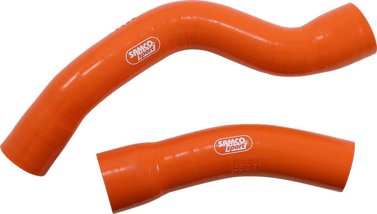 KTM-102-OR - Samco Radiator Hose Kit For KTM Duke 790 2018-2024 - Orange