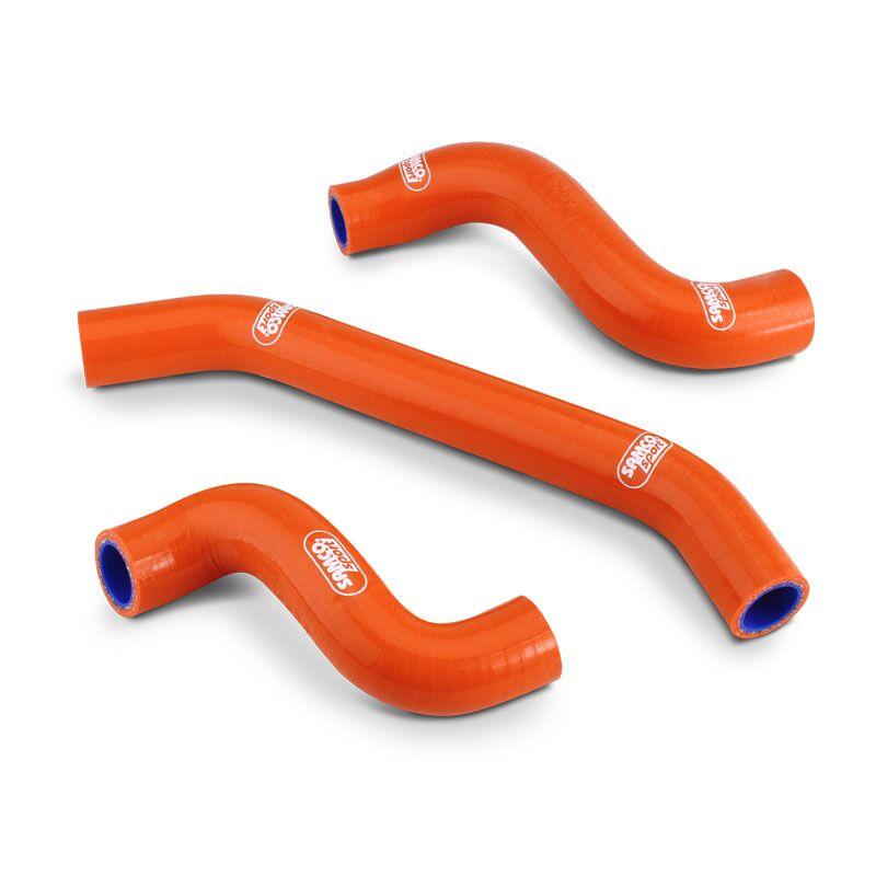 KTM-130-OR - Samco Radiator Hose Kit For Gas Gas EC450F 2024-2025 - Orange