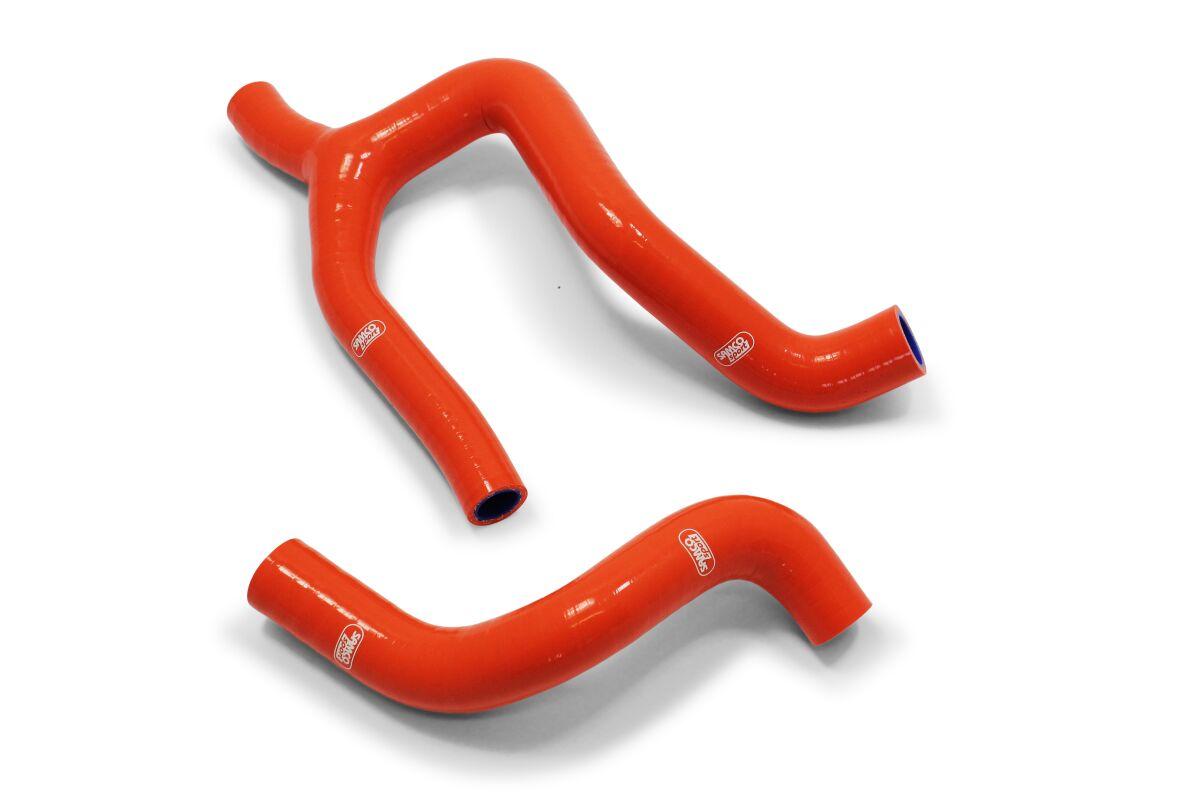 KTM-110-OR - Samco Radiator Hose Kit For Gas Gas EC350F 2021-2023 - Orange