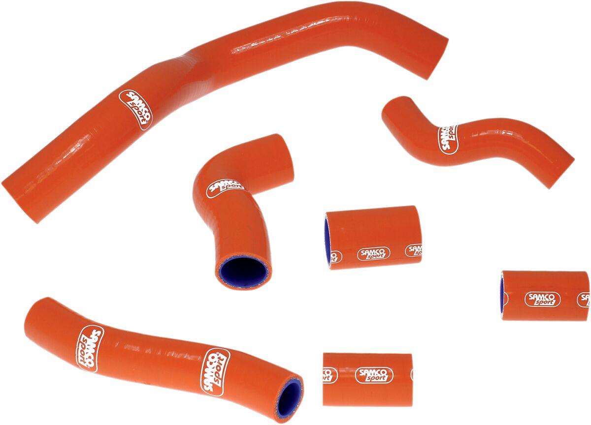 KTM-13-OR - Samco Radiator Hose Kit For KTM AdVenture 950 2003-2005 - Orange