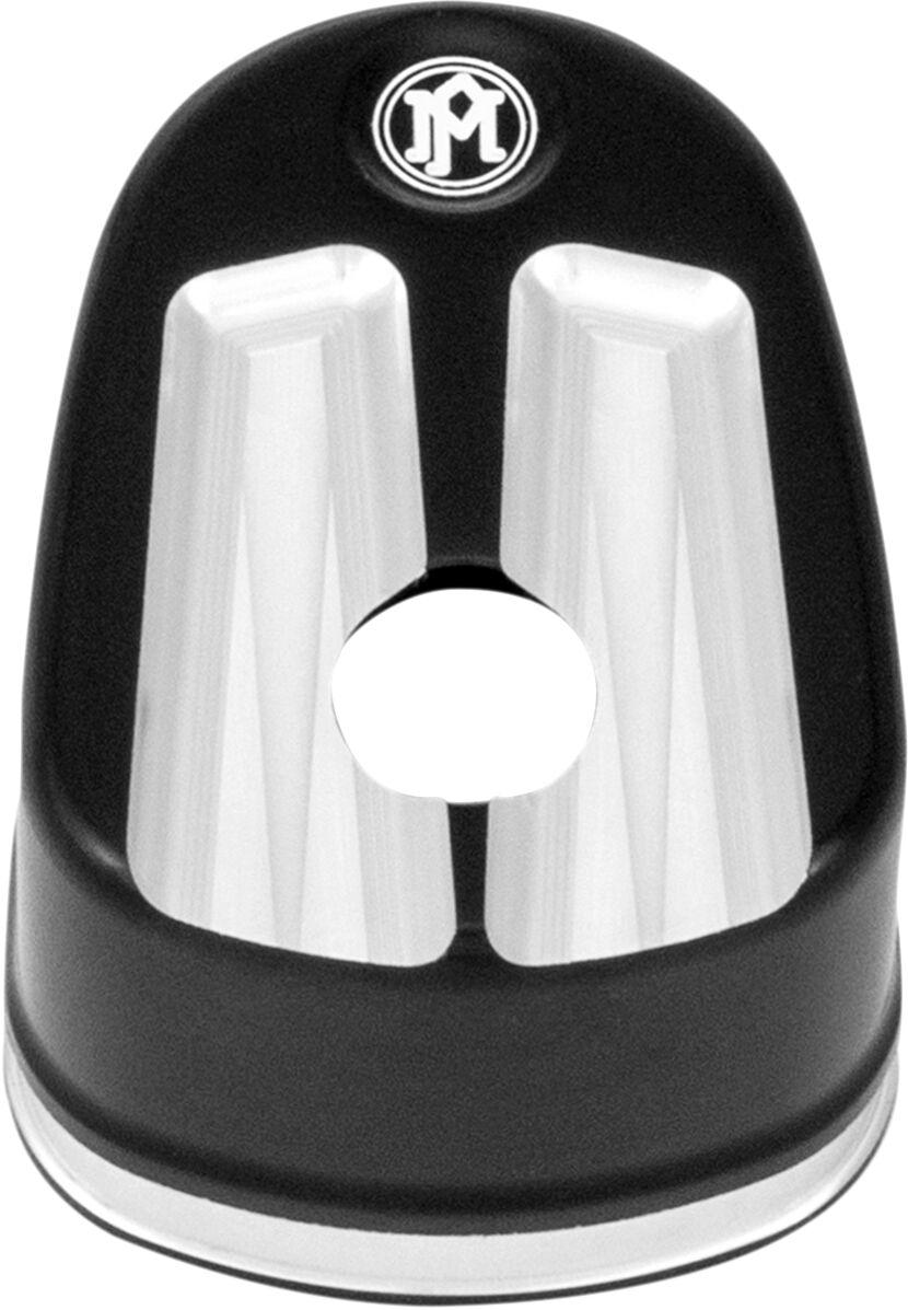 0177-2042SCA-BM - Performance Machine Ignition Switch Cover For Harley Davidson FLHT 1750 2019-2020 - Aluminum/Black
