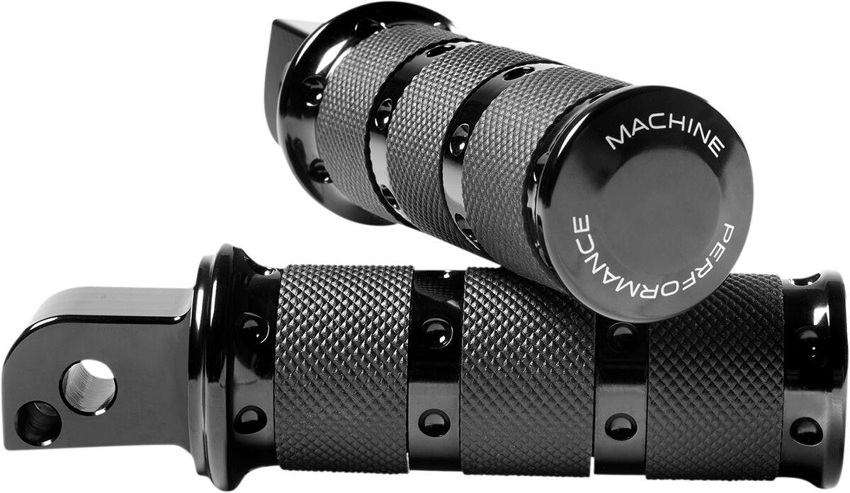 0035-1249M-B - Performance Machine XLS Foot Pegs For Harley Davidson FLDE 1750 2018-2020 Rear - Black