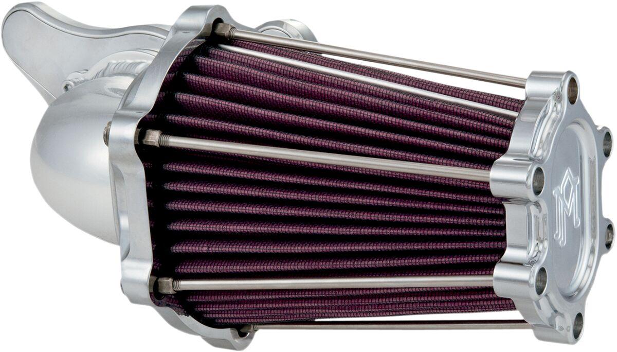 0206-2049-CH - Performance Machine Fast Air Intake Cleaner For Harley Davidson FLD 1690 2012-2013 - Chrome
