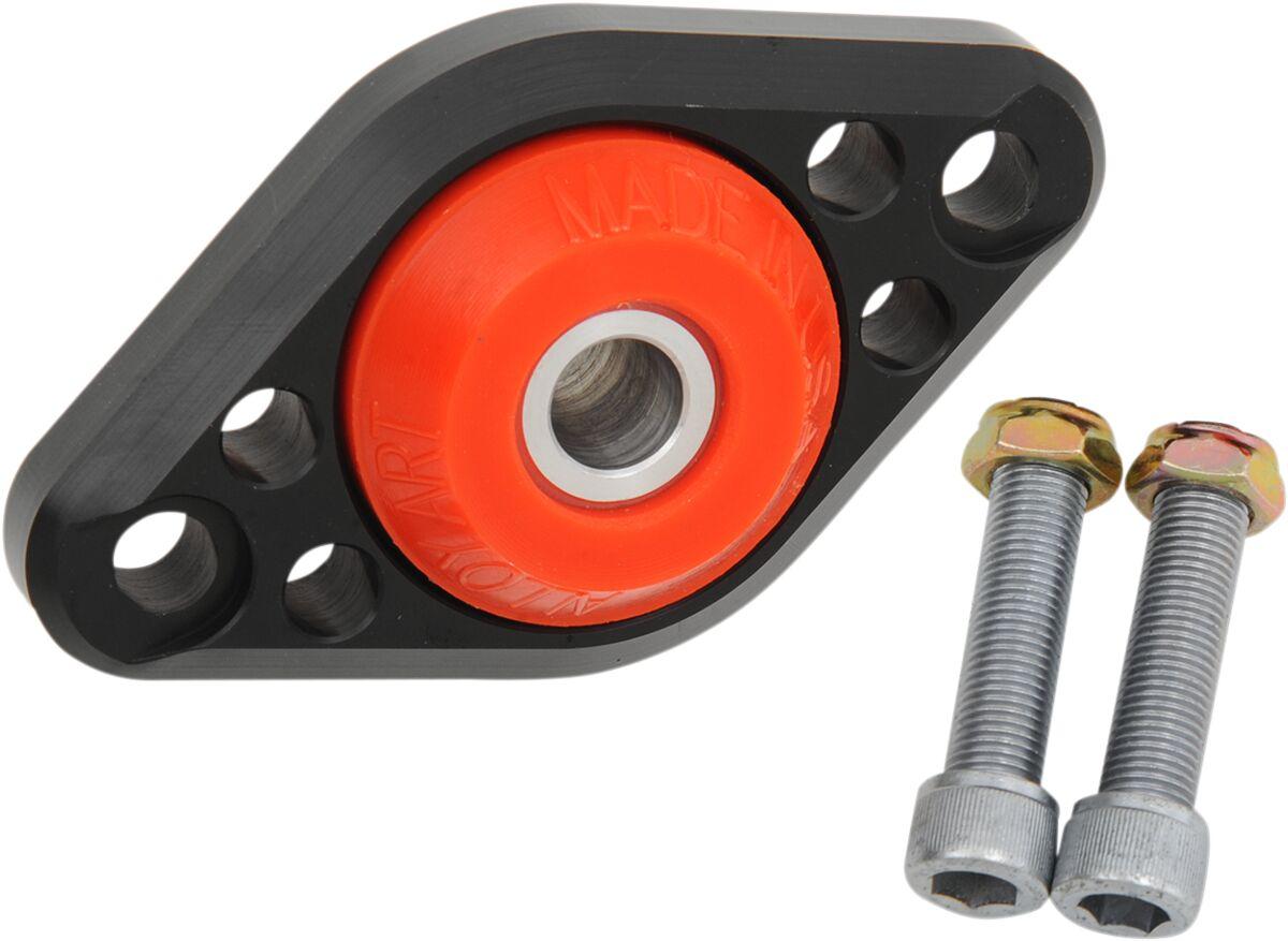 GTMM-2 - Alloy Art Gooden-Tite ISO Front Engine Mount For Harley Davidson FLHR 1340 1994-1998 - Black