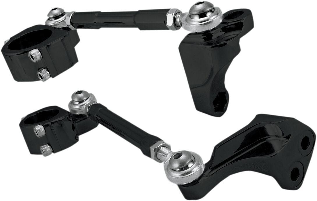 DC-1 - Alloy Art Combi Stabilizer Kit For Harley Davidson FLD 1690 2012-2013 - Black Anodized