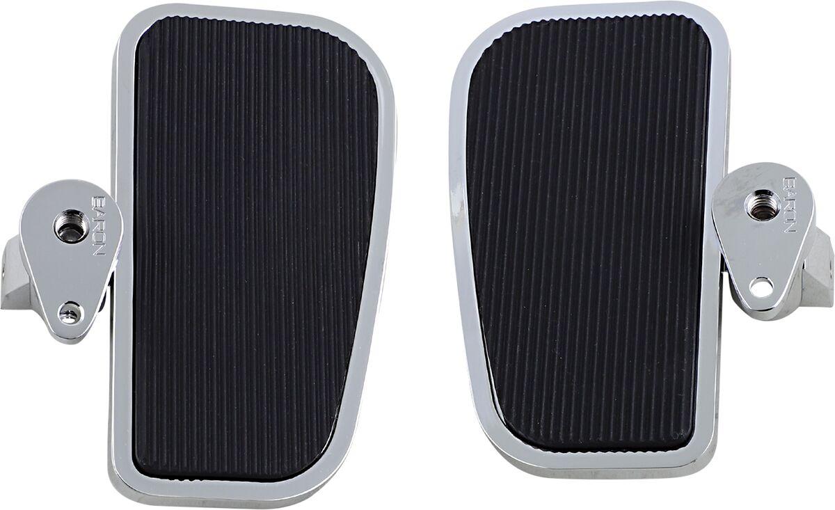 BA-7000-00 - Baron Passenger Sport Boards For Kawasaki VN 1500 2002-2003 - Black/Chrome