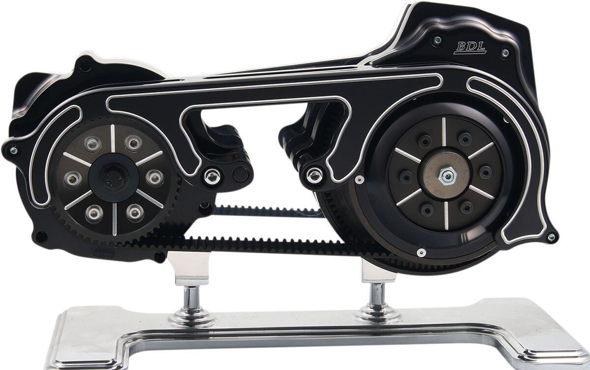 M18S-B - Belt Drives LTD 2" Open Belt Drive For Harley Davidson FLDE 1750 2018-2020 - Black