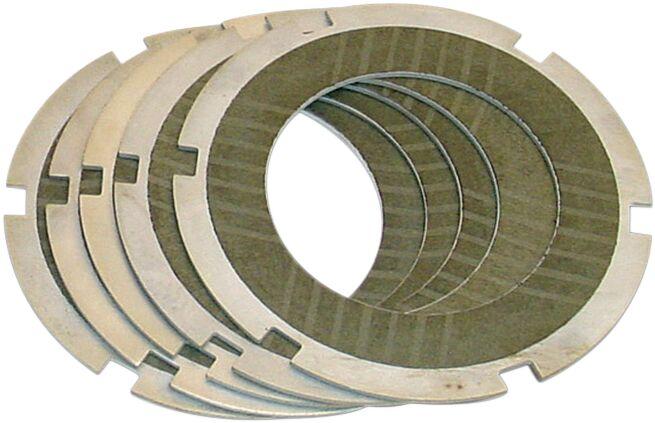 CC-100-CP - Belt Drives LTD Replacement Competitor Friction Plates Kit For Harley Davidson FL 1200 1970-1977