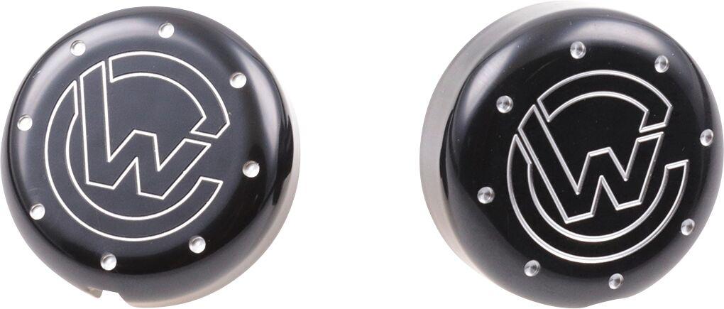 Cult Werk Black Hd-Bro036 - Axle Covers For Harley Davidson Flde 1750 2018-2020