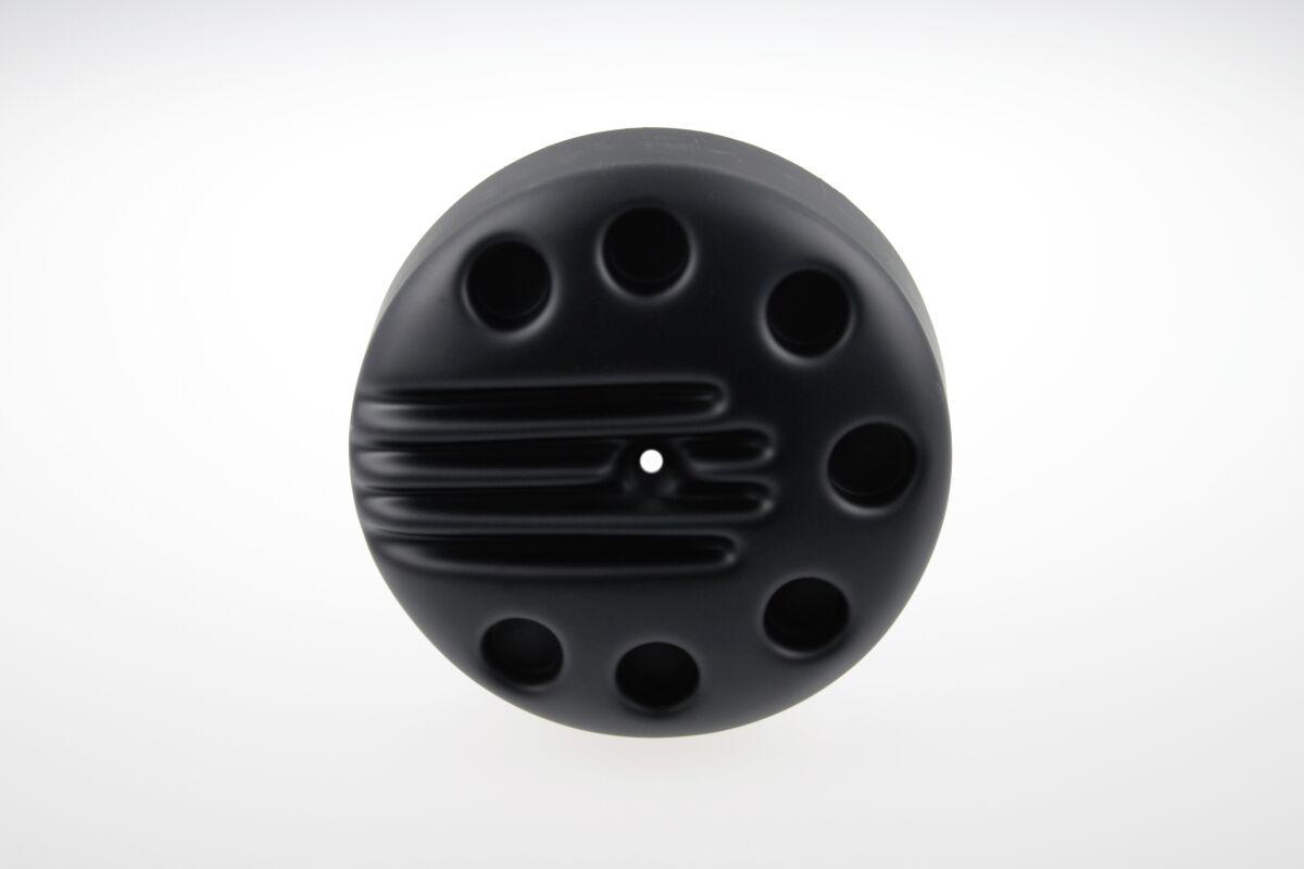 Cult Werk Black/Raw Hd-Nsr009 - Slotted Air Filter Cover For Harley Davidson Rh 975 2022-2025
