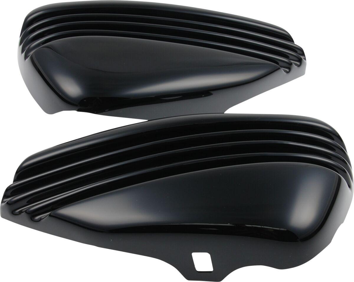 Cult Werk Black Hd-Spo103 - Bobber Side Panels For Harley Davidson Xl 1200 C 2014-2020 - Gloss