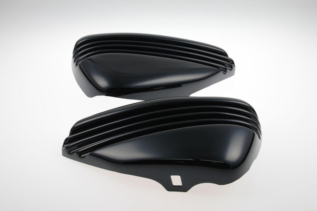 HD-SPO106 - Cult Werk Bobber Side Panels For Harley Davidson XL 1200 C 2004-2013 - Gloss Black