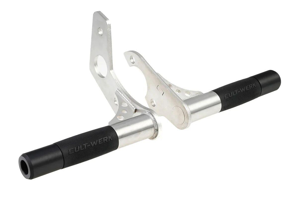 HD-BRO145 - Cult Werk Clubstyle Cruiser Crash Bars For Harley Davidson FXLR 1750 2018-2020 Rear - Silver