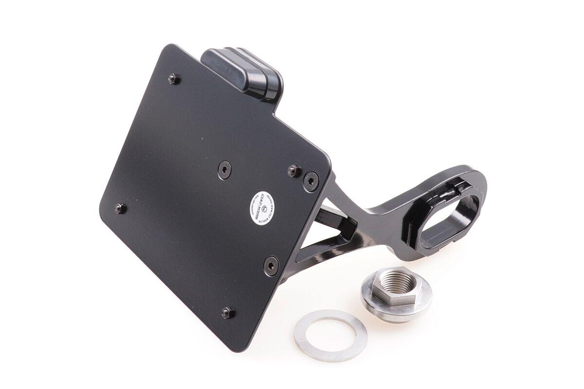 Cult Werk Black Hd-Bro038-Ch - License Plate For Harley Davidson Flde 1750 2018-2020