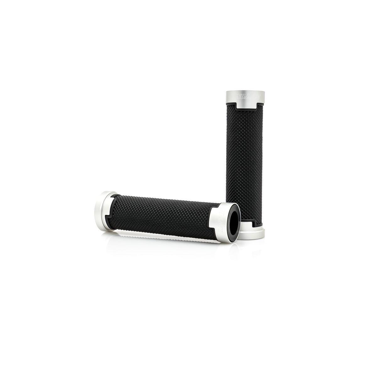80912 - Daytona Grippy Grip GGDM-Base Grips - Black/Silver
