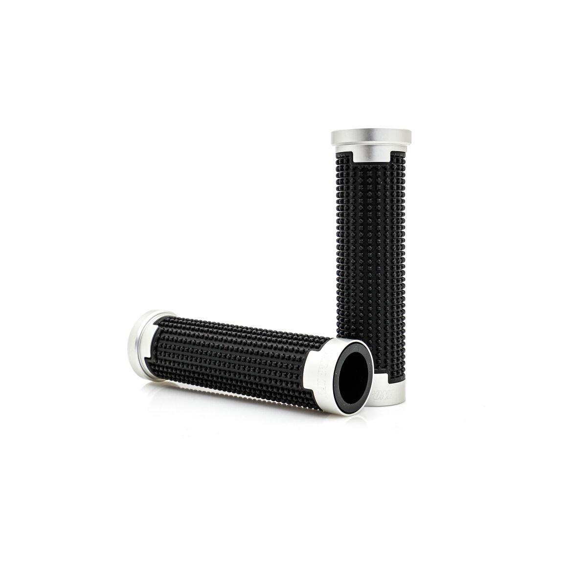 80915 - Daytona Grippy Grip GGDM-Cross Grips - Black/Silver