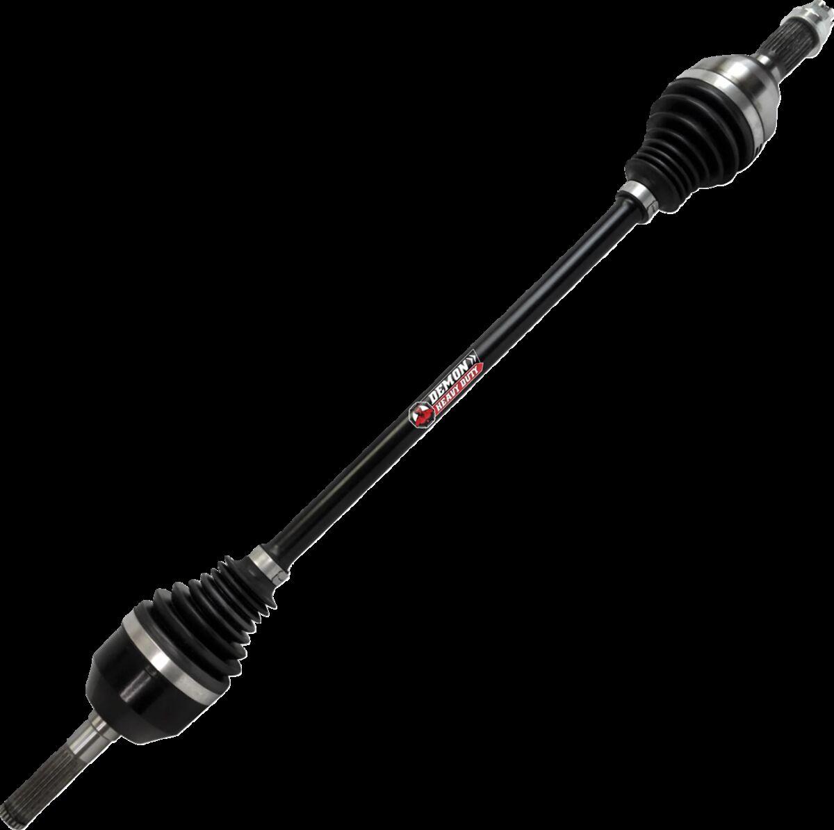PAXL-3035HD - Demon Heavy Duty Axle For Can Am Maverick Turbo 900 EFI 4X4 2018-2021 Front Left - Black
