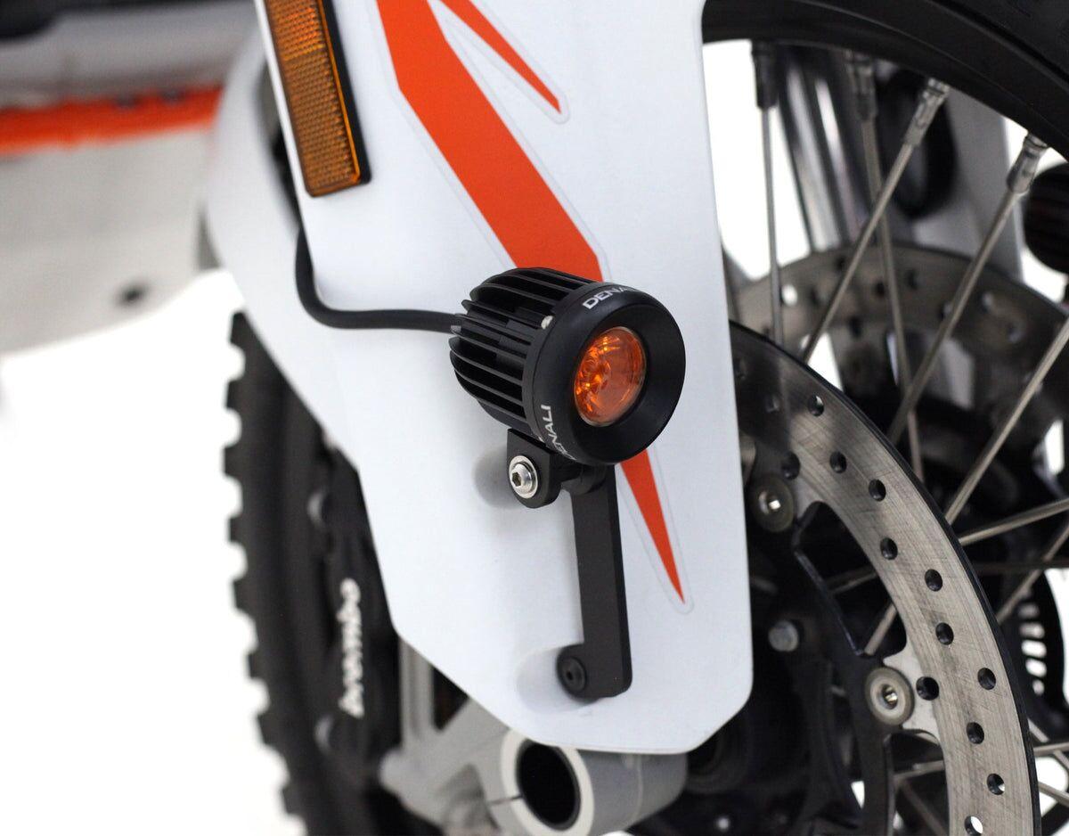 LAH.04.10700 - Denali Driving Light Mount For KTM Super Adventure 1290 R 2021-2024 Black