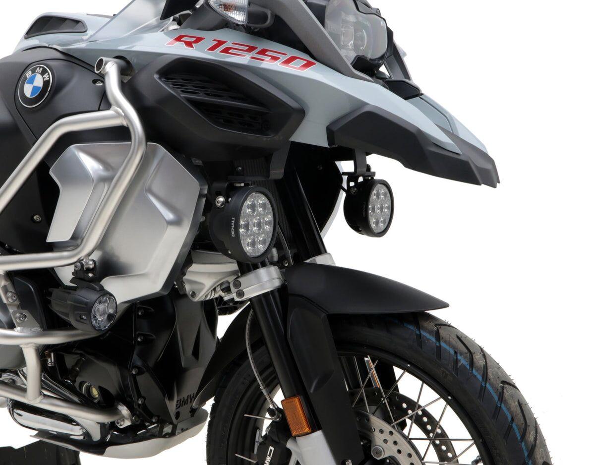 Denali Light/Black Lah.07.11101 - Driving Mount For Bmw R 1250 Gs 2019-2024