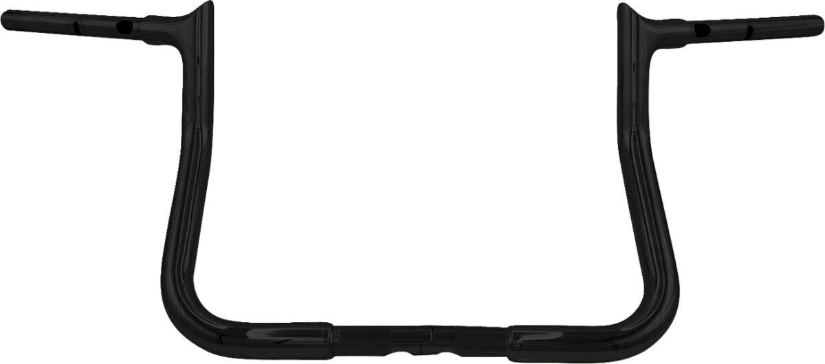 945011-B - Fat Baggers Inc. 1-1/4" EZ Install Pointed Top Handlebar For Harley Davidson FLHX 1923 2024-2025 28 cm (11") - Black
