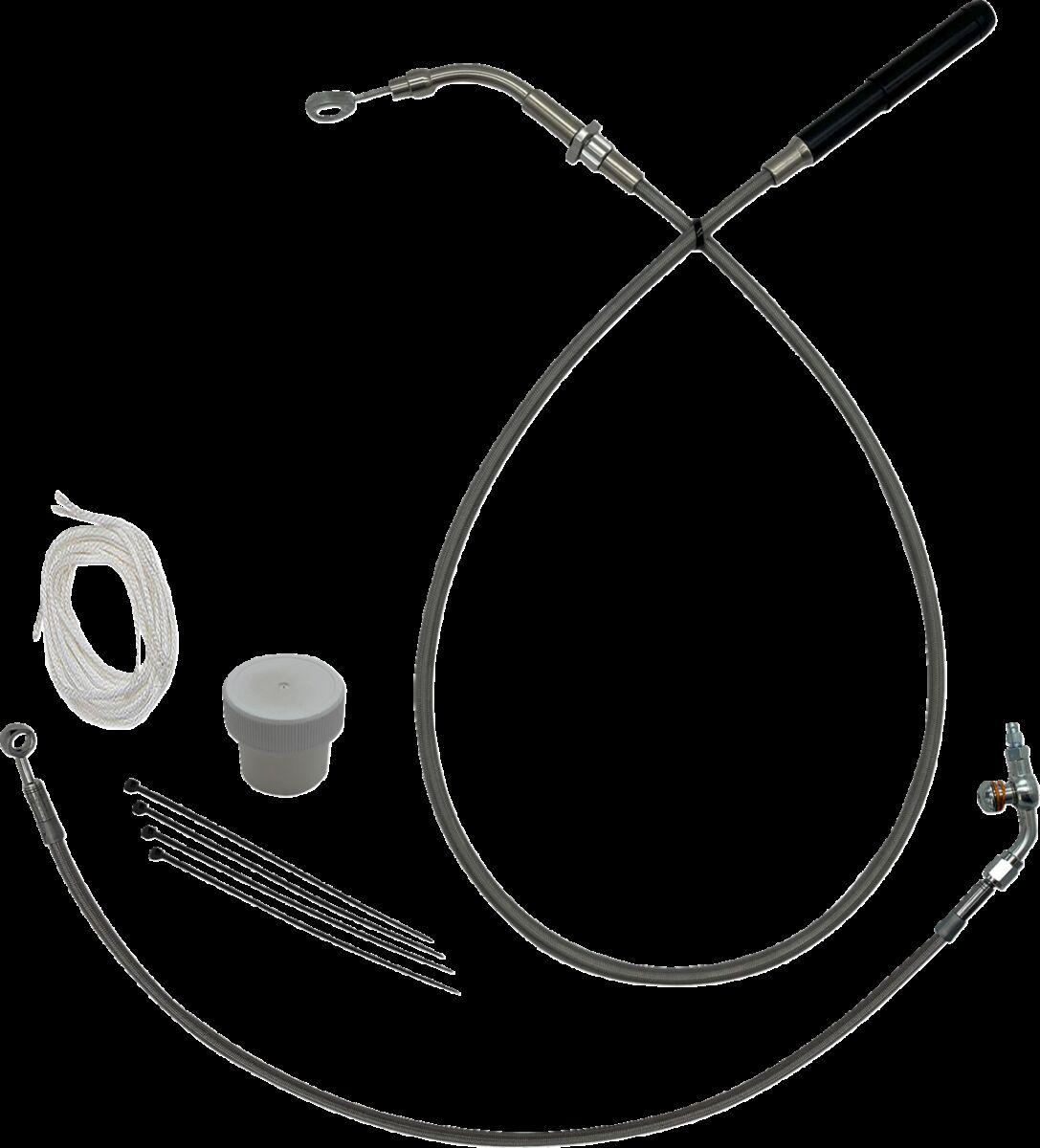 119914 - Fat Baggers Inc. EZ Install Kit For Harley Davidson FLTRK 1868 2021-2023 35.5 cm (14") - Chrome