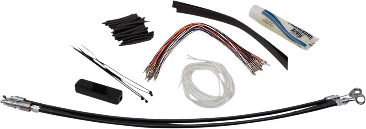 109114-B - Fat Baggers Inc. Control Installation Kit For Harley Davidson FLHT 1584 2008 35.5 cm (14") - Black