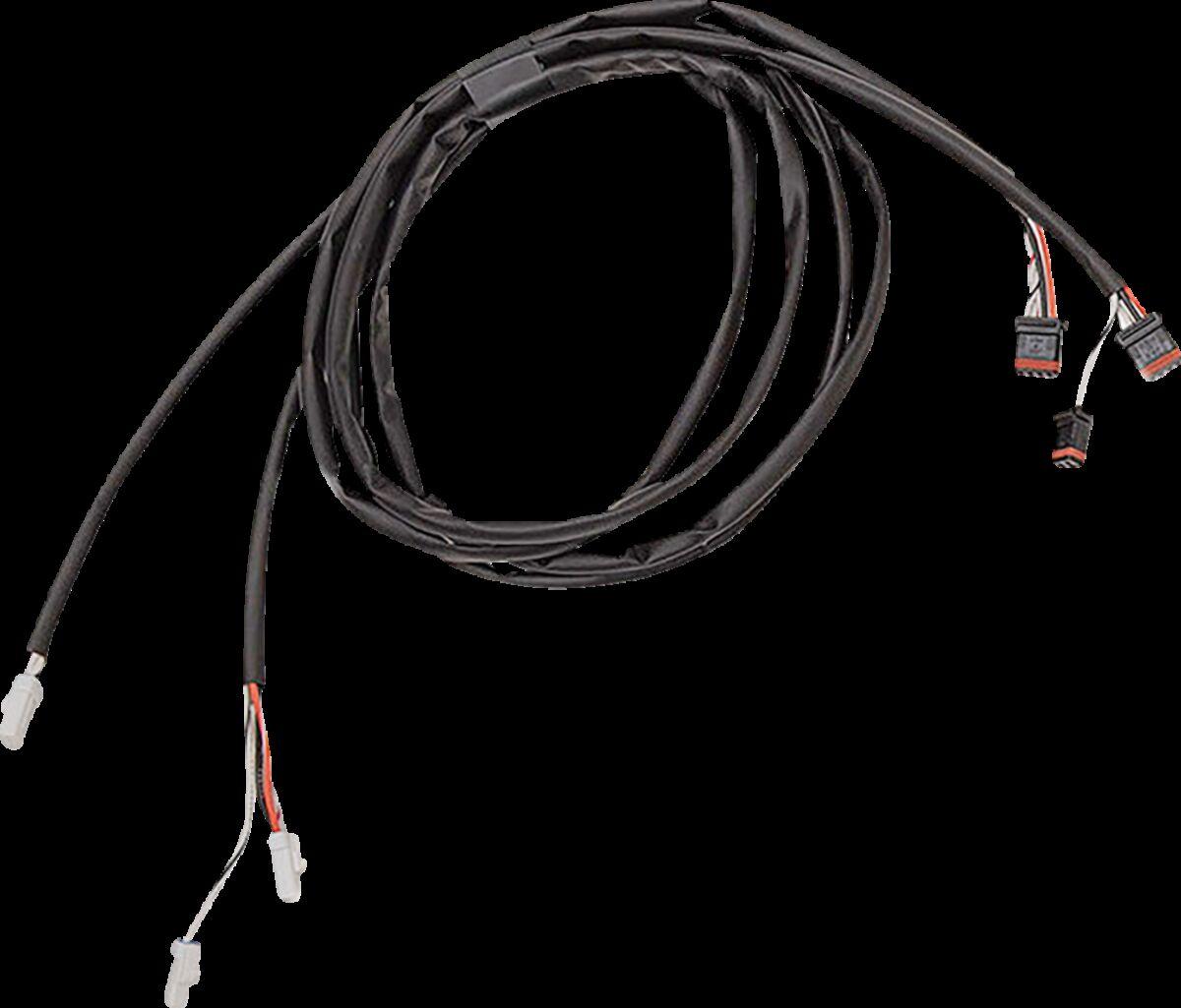 100040 - Fat Baggers Inc. Handlebar Wire Harness For Harley Davidson FLH 1868 2021 - Black