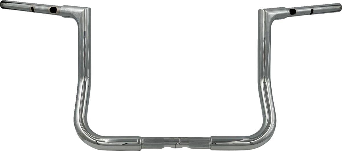 745012 - Fat Baggers Inc. 1-1/4" EZ Install Flat Top Handlebar For Harley Davidson FLHX 1923 2024-2025 - Chrome