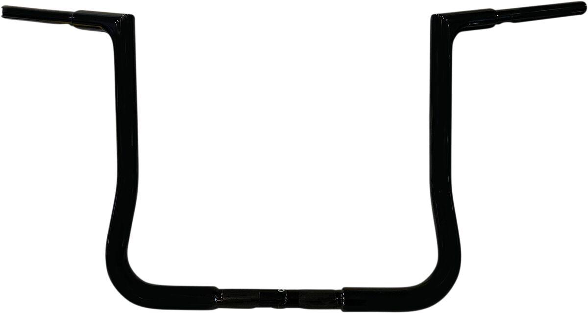 705014-B - Fat Baggers Inc. 1-1/4" EZ Install Flat Top Handlebar For Harley Davidson FLH 1868 ABS 2021 - Black