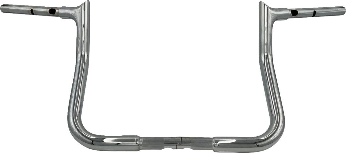 945011 - Fat Baggers Inc. 1-1/4" EZ Install Pointed Top Handlebar For Harley Davidson FLHX 1923 2024-2025 28 cm (11") - Chrome