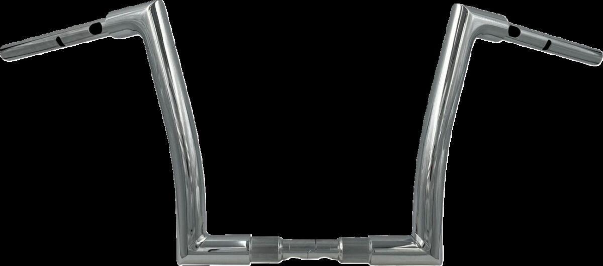 648012 - Fat Baggers Inc. 1-1/2" EZ Install Flat Top Handlebar For Harley Davidson FLHX 1923 2024-2025 - Chrome
