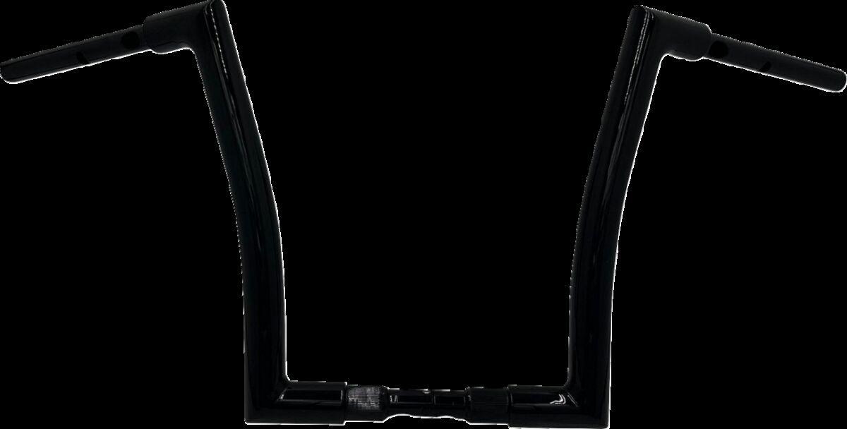 648014-B - Fat Baggers Inc. 1-1/2" EZ Install Flat Top Handlebar For Harley Davidson FLHX 1923 2024-2025 - Black