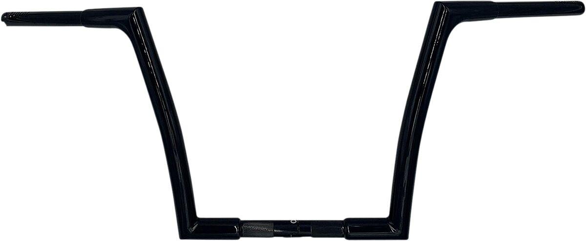 707012-B - Fat Baggers Inc. 1-1/4" EZ Install Flat Top Handlebar For Harley Davidson FLD 1690 2012-2013 - Black