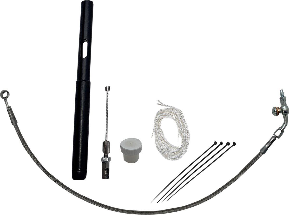 109914 - Fat Baggers Inc. Control Installation Kit For Harley Davidson FLRT 1868 2021-2023 35.5 cm (14") - Chrome
