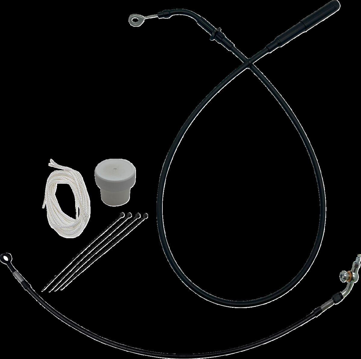 119914-B - Fat Baggers Inc. EZ Install Kit For Harley Davidson FLTRK 1868 2021-2023 35.5 cm (14") - Black