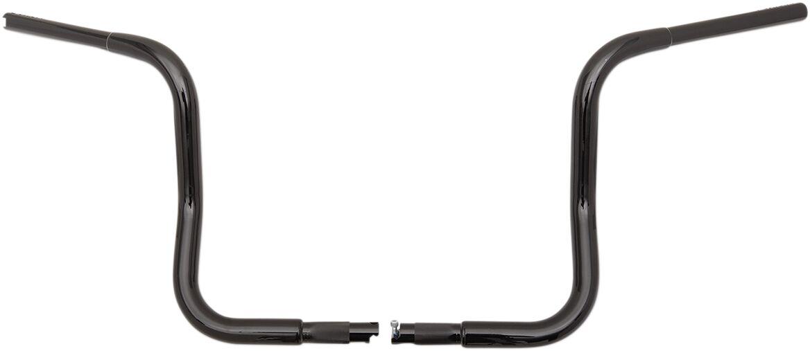 903012-B - Fat Baggers Inc. 1-1/4" EZ Install Round Top Handlebar For Harley Davidson FLH 1868 ABS 2021 - Black