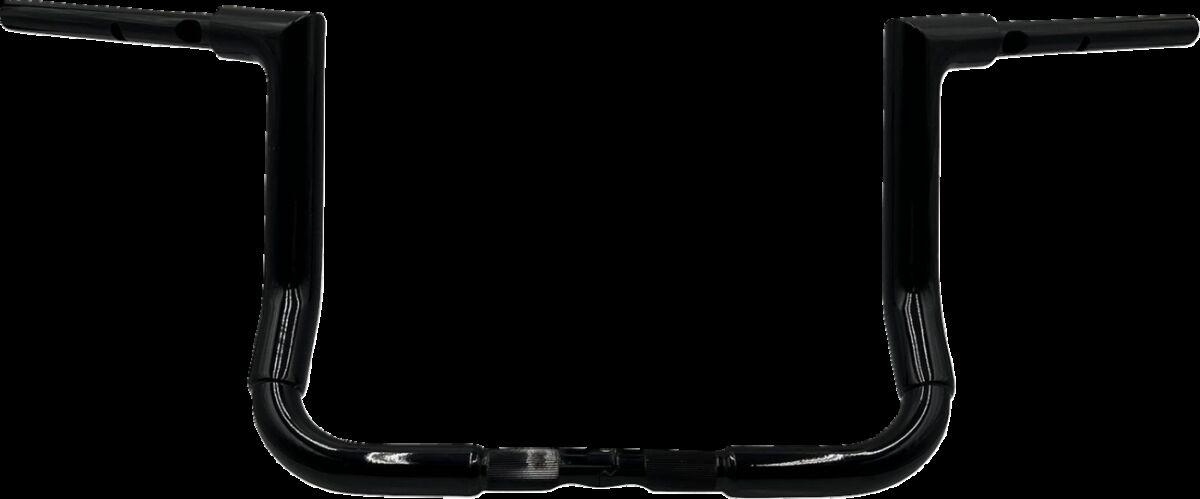 645012-B - Fat Baggers Inc. 1-1/2" EZ Install Flat Top Handlebar For Harley Davidson FLHX 1923 2024-2025 - Black