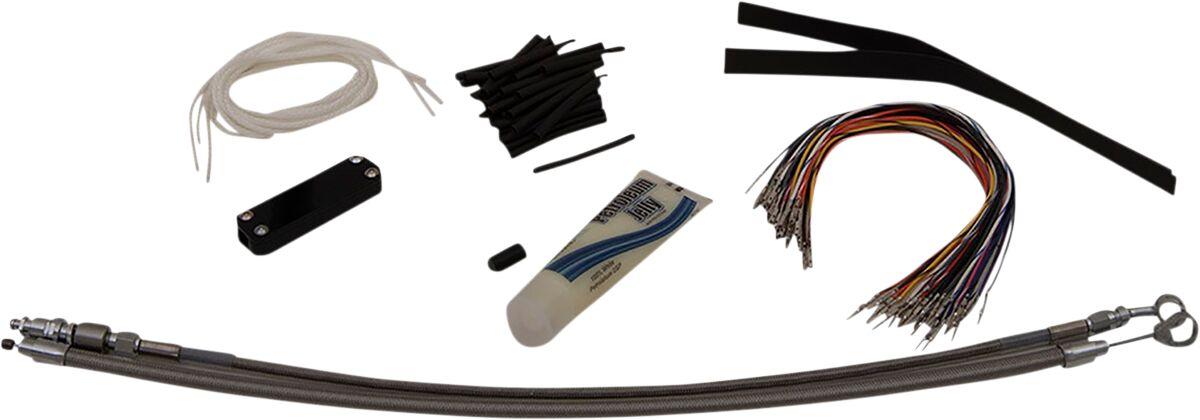 109114 - Fat Baggers Inc. Control Installation Kit For Harley Davidson FLHT 1584 2008 35.5 cm (14") - Chrome