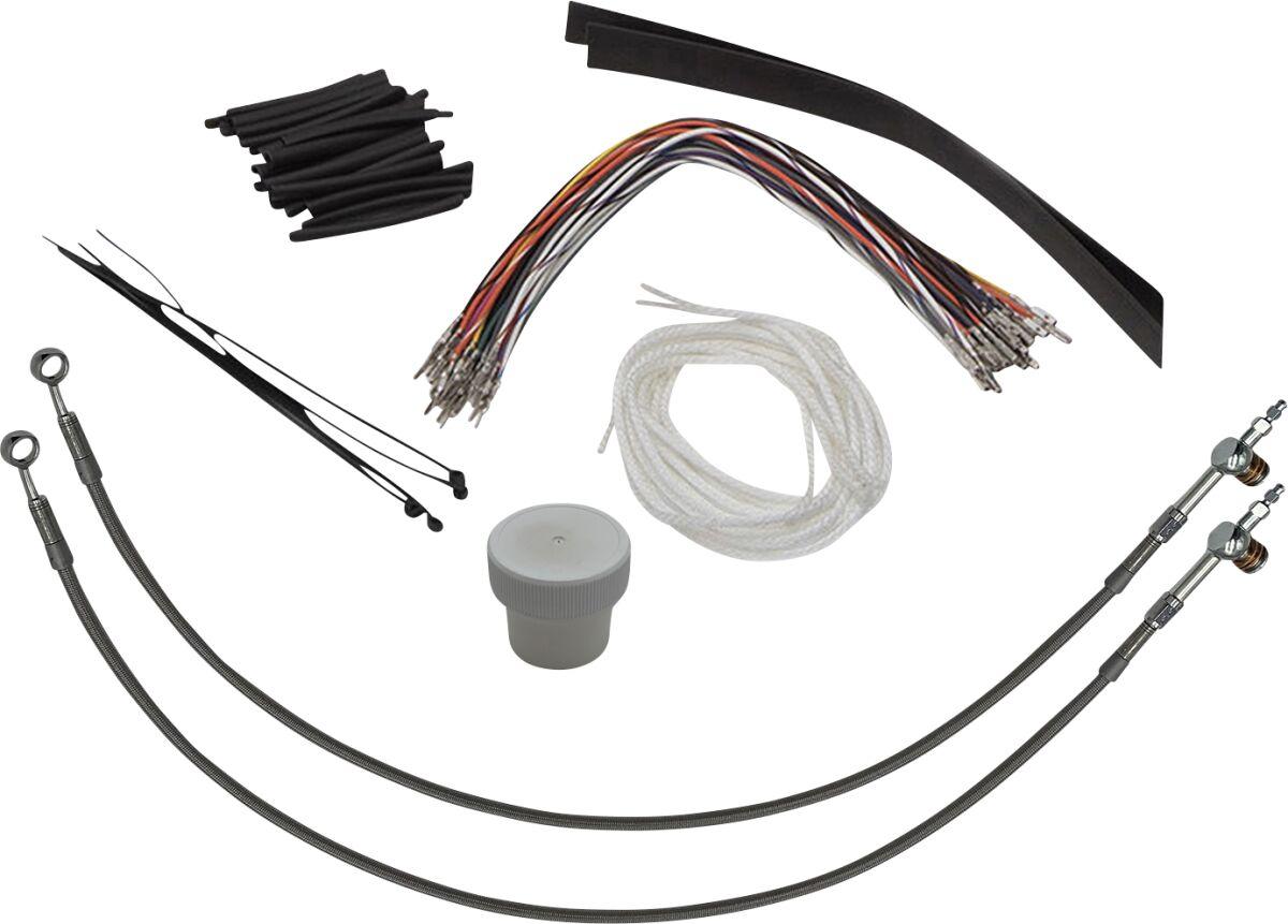 109714 - Fat Baggers Inc. Control Installation Kit For Harley Davidson FLHTCUSE3 1800 2008 35.5 cm (14") - Chrome