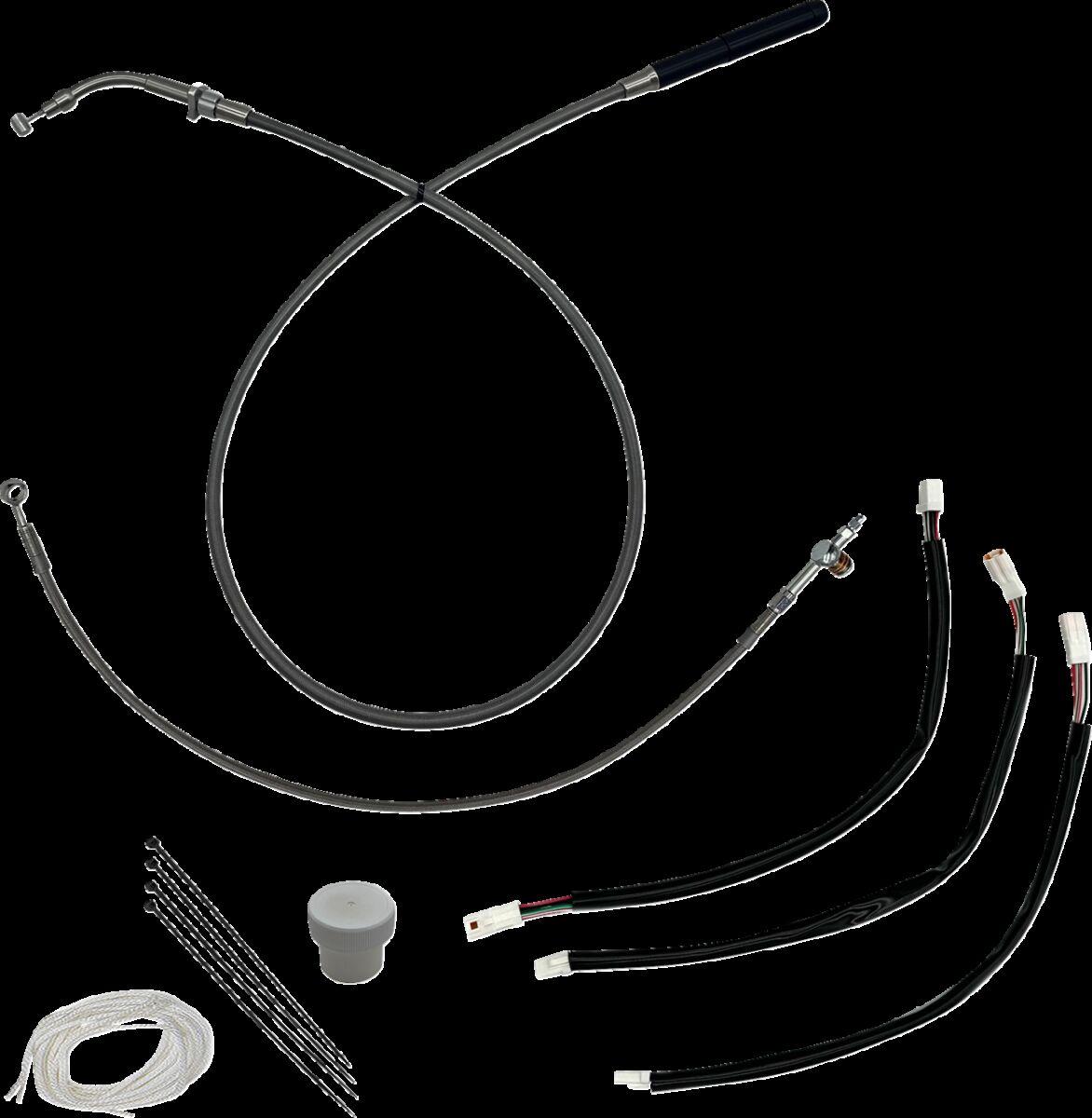 149012 - Fat Baggers Inc. EZ Install Kit For Harley Davidson FLHX 1923 2024-2025 30.5 cm (12") - Chrome