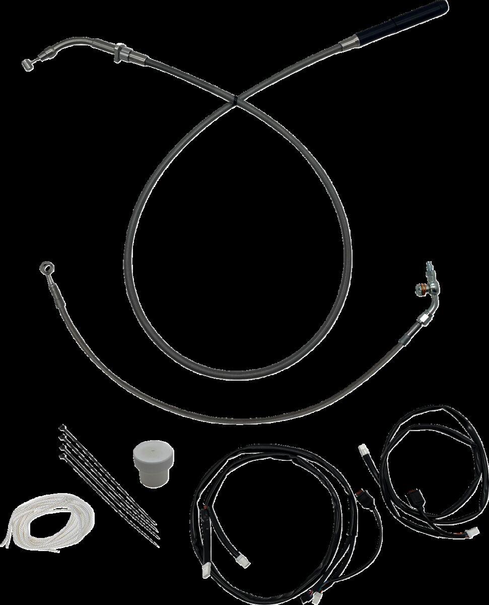149916 - Fat Baggers Inc. EZ Install Kit For Harley Davidson FLHX 1923 2024-2025 40.5 cm (16") - Chrome