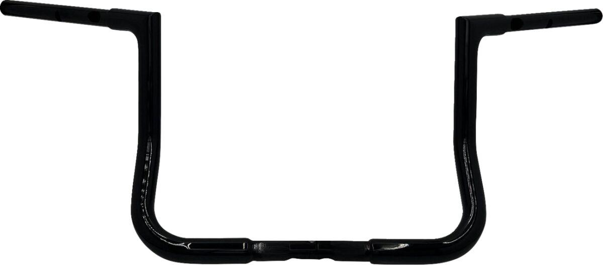 745012-B - Fat Baggers Inc. 1-1/4" EZ Install Flat Top Handlebar For Harley Davidson FLHX 1923 2024-2026 30.5 cm (12") - Black