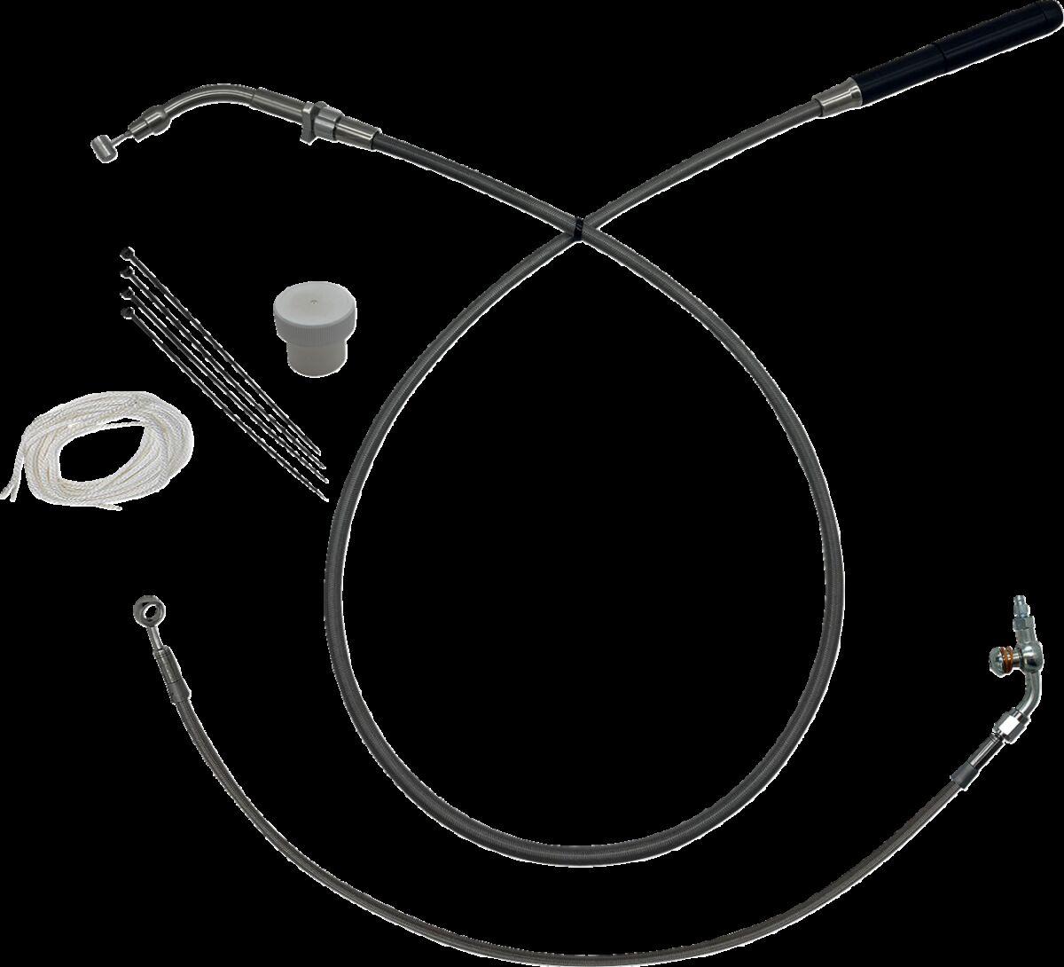 149914 - Fat Baggers Inc. EZ Install Kit For Harley Davidson FLHX 1923 2024-2025 35.5 cm (14") - Chrome