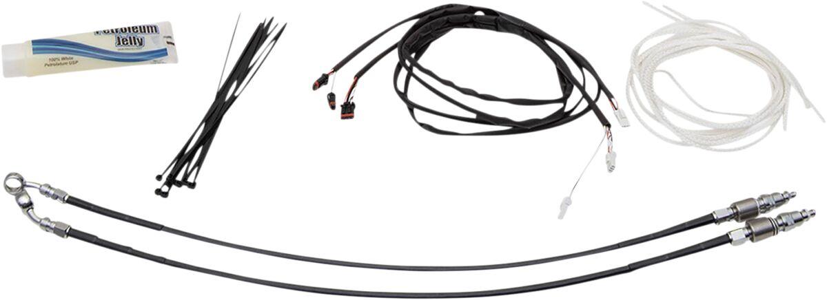 109614-B - Fat Baggers Inc. Control Installation Kit For Harley Davidson FLHRXS 1750 2018 35.5 - 40.5 cm (14" - 16") - Black