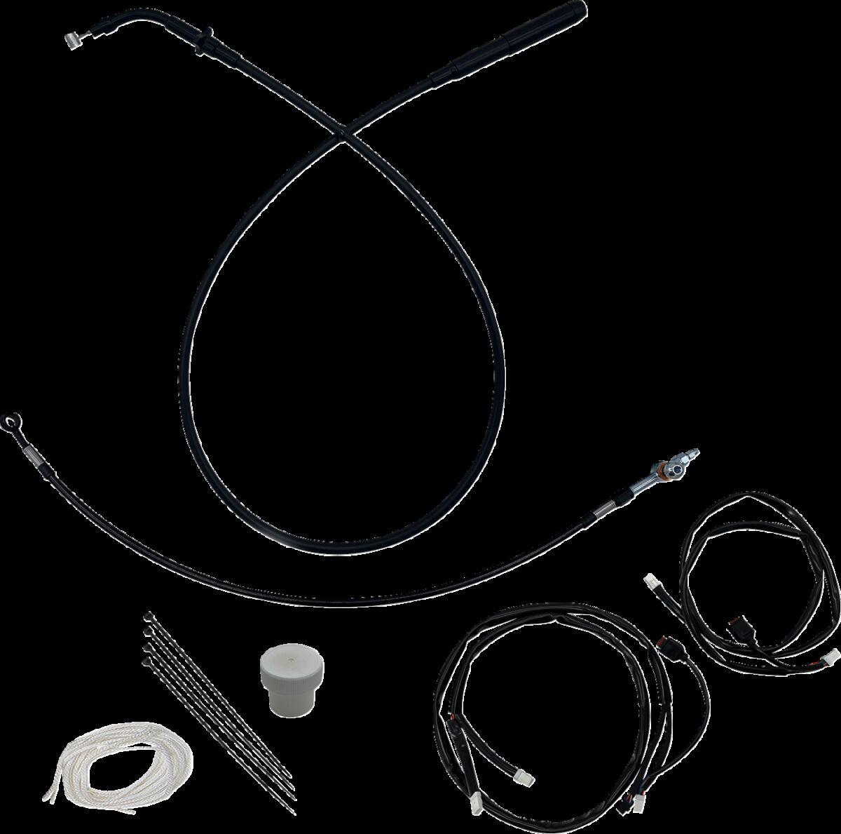 149014-B - Fat Baggers Inc. EZ Install Kit For Harley Davidson FLHX 1923 2024-2025 35.5 cm (14") - Black